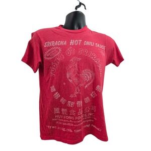 SRIRACHA Hot Chili Sauce T-Shirt Tee Vintage faded style SAVVY TUONG OT Huy Fong